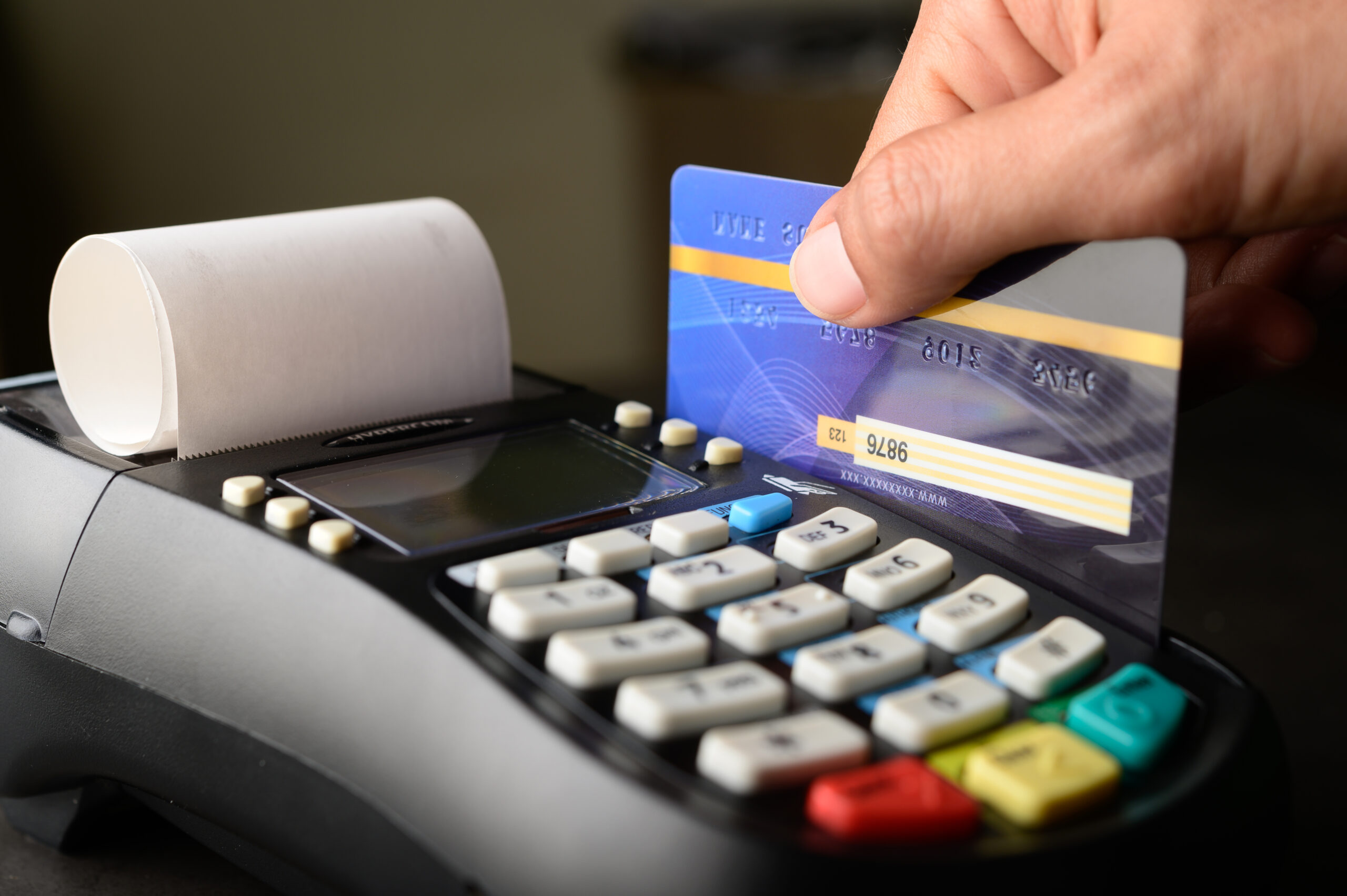 Credit card payment, buy and sell products & service,selective focus